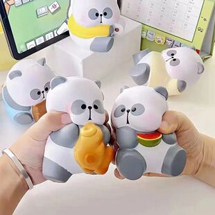 New PVC Panda Decompression toy Stress Relief Slow Rising An