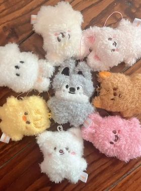 SKZOO  Children Cartoon Mini Pendant Plush Toy Keychain FM W