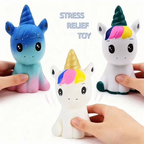 Squishy Cute Unicorn Simulation Animal Doll PU Slow Rising S