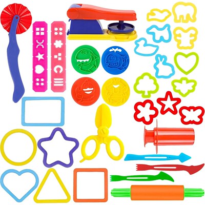 Plasticine Model Playdough Tools Set for Kids 3D Syringe Rol