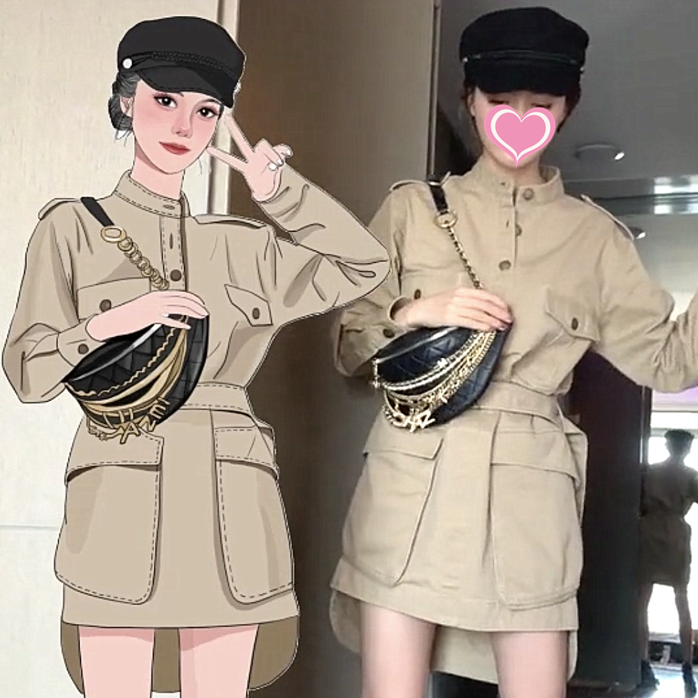 湯元家SD工裝裙女秋裝2019年新款收腰裙子氣質港風牛仔長袖連衣裙在類目 女裝/女士精品, 連衣裙中 - 來自Buy2taobao.com提供專業的淘寶代購服務