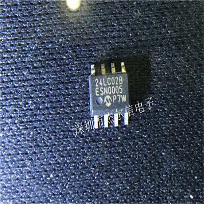 24LC02BE 24LC02B-E/SN MICROCHIP SOP-8全新进口原装 可直拍出样