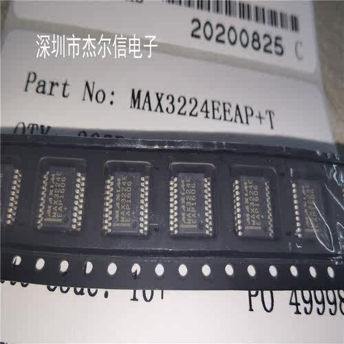 MAX3224EEAP+T MAX3224E MAXIM SSOP-20全新进口原装 可直拍 出样