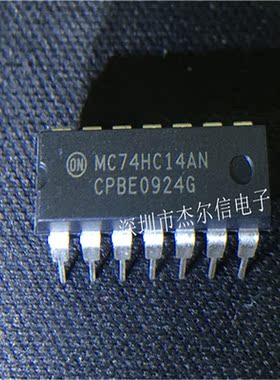 MC74HC14AN ON DIP-14 全新进口原装 可直拍 出样