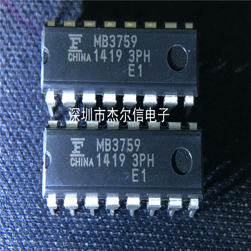 MB3759 MB3759P FUJITSU/富士通 DIP-16 全新进口原装 可直拍出样
