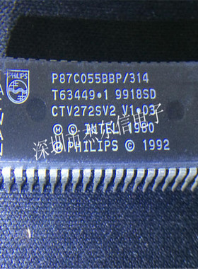P87C055BBP/314  P87C055  DIP-40 全新进口原装 可直拍