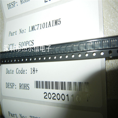 LMC7101AIM5 LMC7101AIM5X丝印A00A TI SOT23-5 全新进口原装直拍