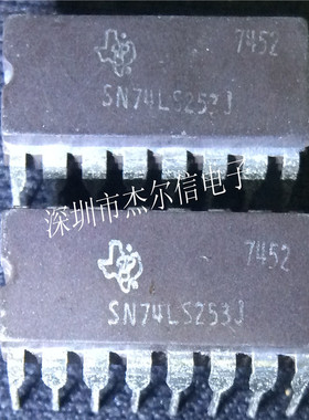 SN74LS253J SN74LS253 TI DIP-16 全新进口原装 可直拍 出样