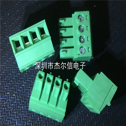 WJ15EDGK 插拔式接线端子 2EDGK 间距3.81MM 4P 插头 直拍