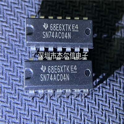 SN74AC04N 74AC04N TI DIP-14 全新进口原装 可直拍 出样