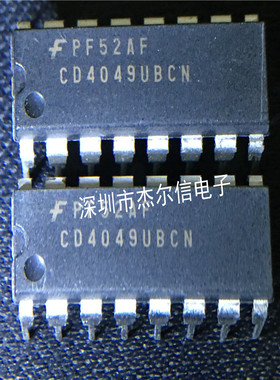CD4049UBCN CD4049  FAIRCHILD DIP-16 全新进口原装 可直拍 出样
