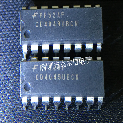 CD4049UBCN CD4049  FAIRCHILD DIP-16 全新进口原装 可直拍 出样