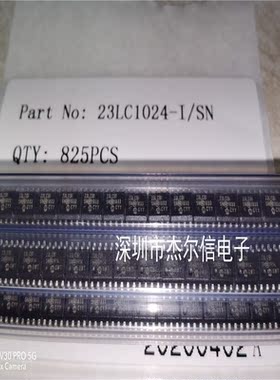 23LC1024-I/SN 丝印23LCBI MICROCHIP SOP-8 全新进口原装 可直拍