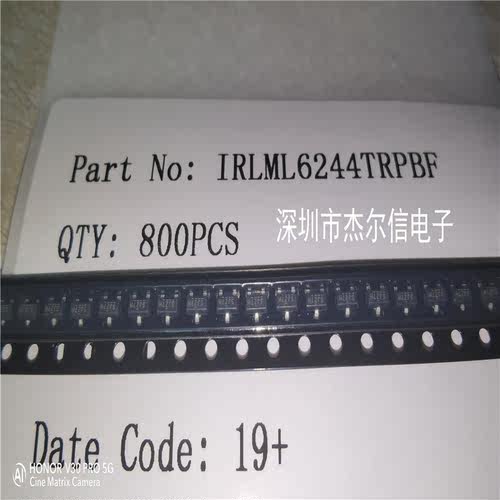 IRLML6244TRPBF 20V 6.3A IR SOT23-3 全新进口原装 可直拍 出样