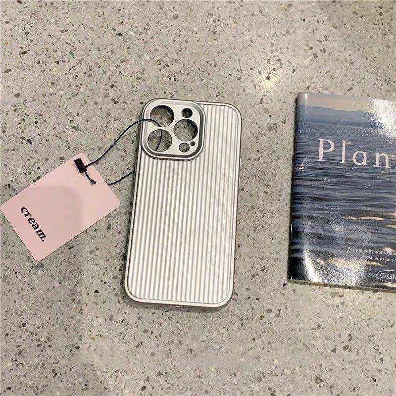 高级新银色光栅苹果13手机壳iPhone12 14 15promax防摔全包11男女