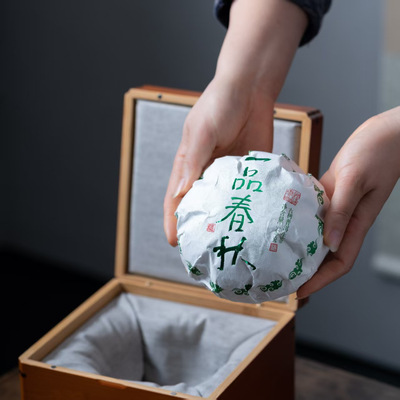 私藏 一品春秋 2020年班章茶区古树 普洱生茶 金瓜贡沱 500克