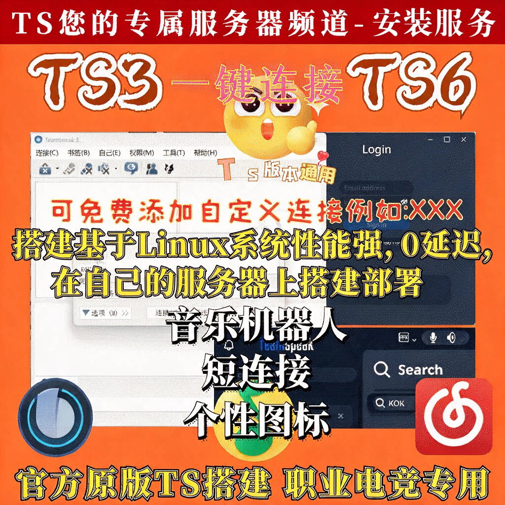 TeamspeakTeamspeak3搭建TS图片