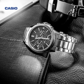 商务大表盘石英手表男款 正品 卡西欧MTP 1375D时尚 礼物 Casio