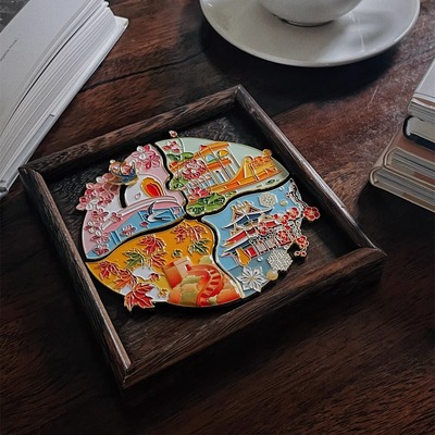 紫禁城北京四季颐和园角楼磁贴