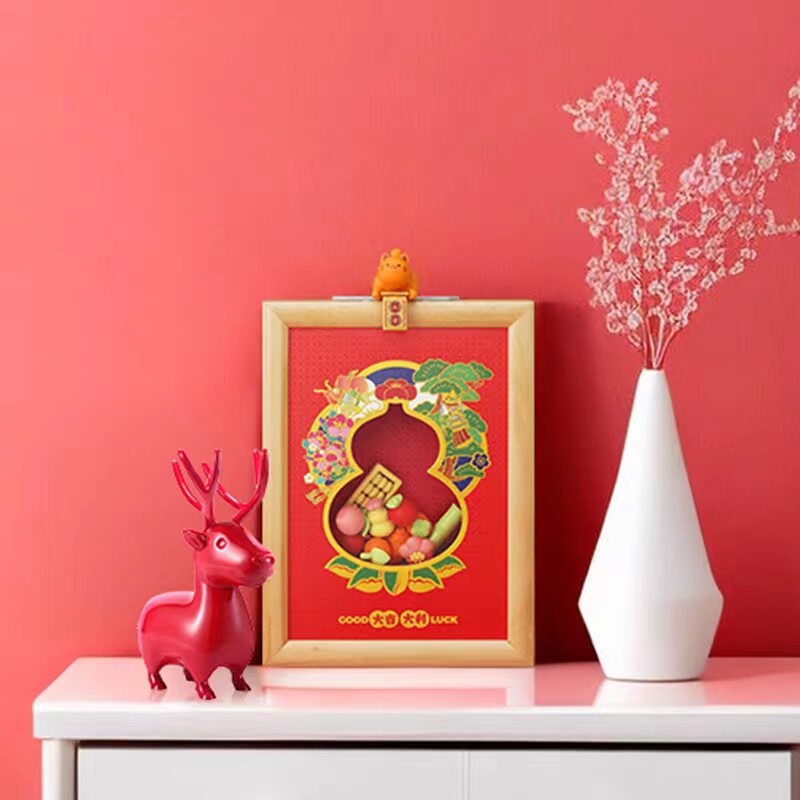 故宫大吉福禄榫卯装饰画
