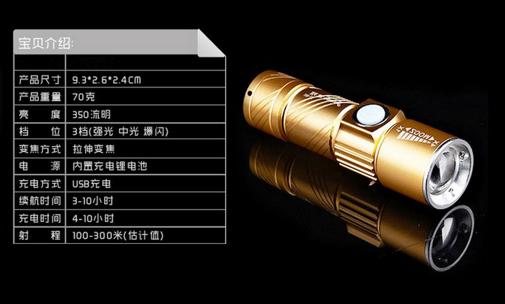 Lumière vélo - phare - Ref 2398221 Image 3