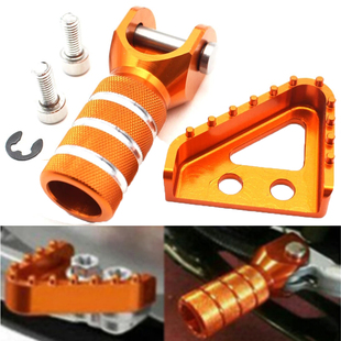 适用KTM120 200 390 DUKE 脚踏后刹车盖 挂当杆组合套装 改装配件