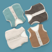 秋冬季 坎肩 儿童加厚马甲中小童保暖背心男女童加绒棉马夹宝宝童装