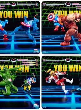 MarvelLegends孩之宝漫威人偶 灵蝶灭霸战争机器金刚狼美队毒液