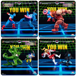 MarvelLegends孩之宝漫威人偶 灵蝶灭霸战争机器金刚狼美队毒液