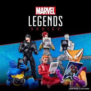 【新品】漫威MarvelLegends等身漫画 野兽银影侠夜魔侠亚当钢铁侠