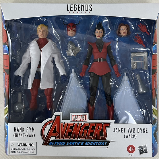 【新品现货】漫威MarvelLegends蚁人黄蜂女套装6寸可动人偶模型
