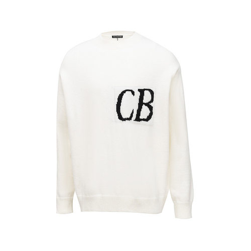 跨境新款CB小众极简字母logo提花