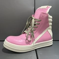 Pink Inverted Triangle
