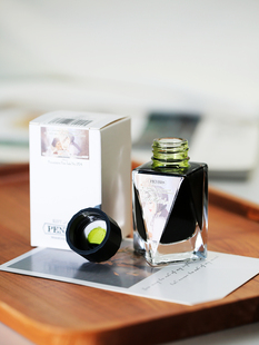 包邮 penbbs热门合集 两瓶 30ml 金粉颜料染料型彩色钢笔墨水新包装