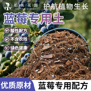蓝莓专用营养土轻质泥炭土发酵松针腐殖土种植盆栽酸性基质通用土