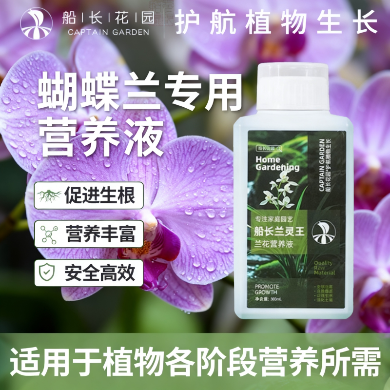 蝴蝶兰专用肥料兰灵王花卉营养液图片