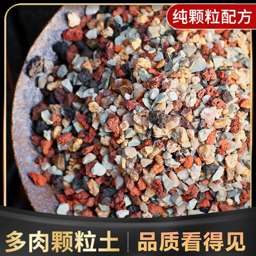 彩虹石纯颗粒多肉土铺面石种植土