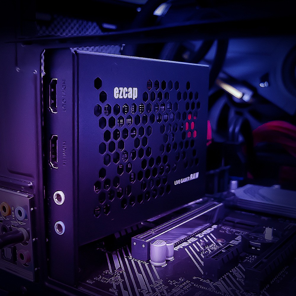 ezcap324B Live Gamer RAW PCI-E 4K高清视频会议游戏采集直播卡