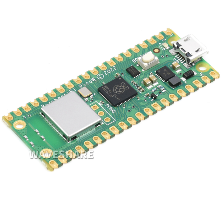 微雪 Raspberry Pi Pico W 微控制器开发板 基于RP2040双核处理器 电子元器件市场 开发板/学习板/评估板/工控板 原图主图