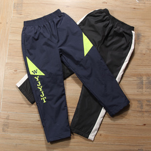 新款 秋冬装 中小童双层防水夹裤 保暖运动裤 童装 男童加厚棉裤 长裤