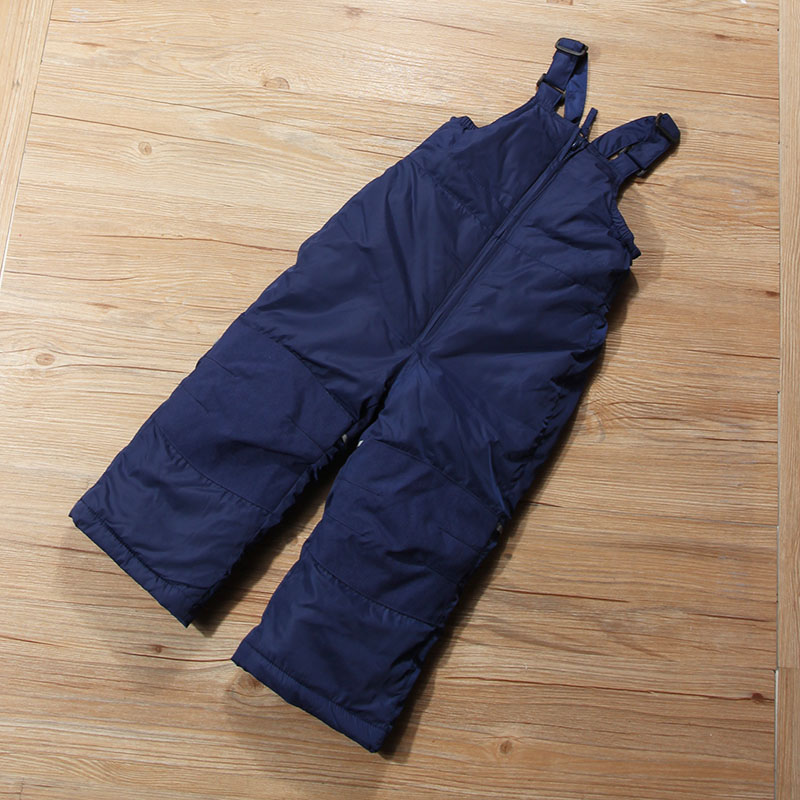 外贸出口童装加厚防水连体滑雪裤
