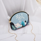 Мобильный телефон, ремешок для сумки, сумка через плечо, маленькая трендовая небольшая сумка, сумка на одно плечо, кошелек, цепь, простой и элегантный дизайн, в корейском стиле, на цепочке