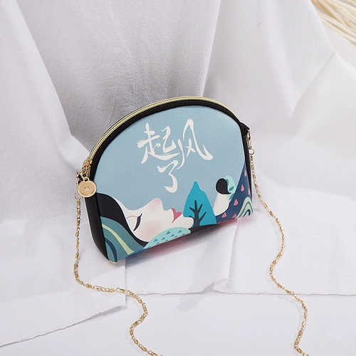 Мобильный телефон, ремешок для сумки, сумка через плечо, маленькая трендовая небольшая сумка, сумка на одно плечо, кошелек, цепь, простой и элегантный дизайн, в корейском стиле, на цепочке