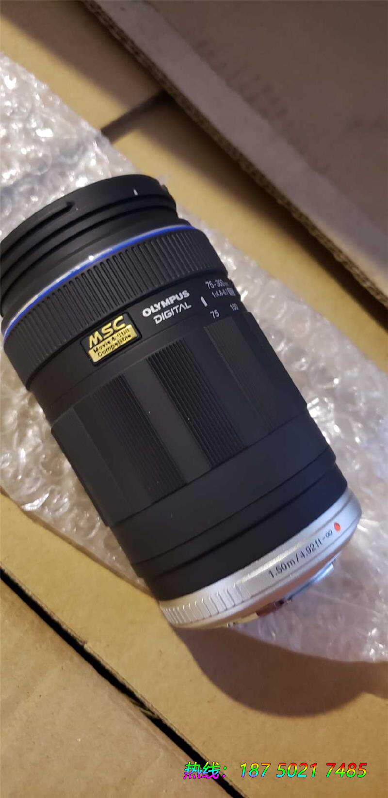 奥林巴斯数码相机75-300nm 长焦镜头模型，真比例议价使用感如何?