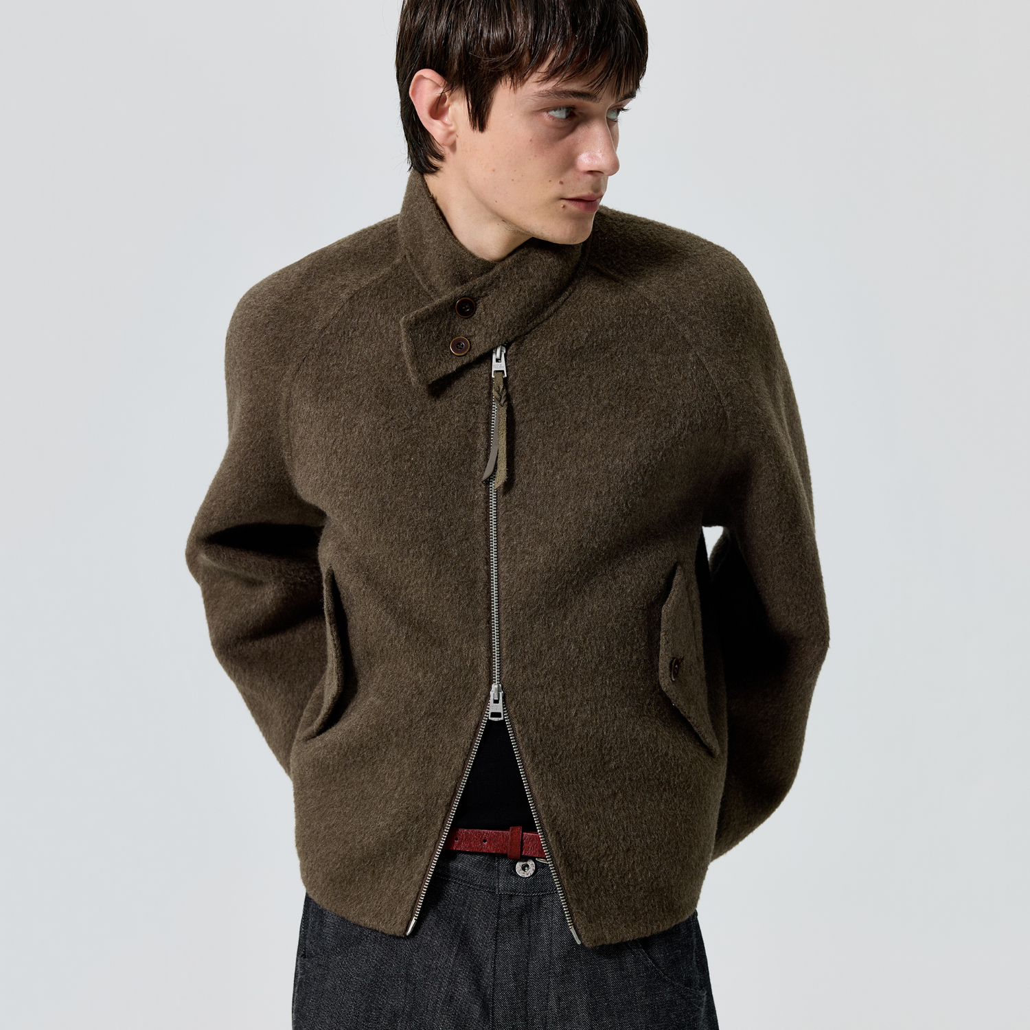 Simple Project*Wool Harrington Jacket 羊毛双面呢惠灵顿夹克