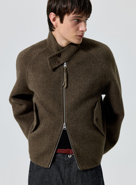 Simple Project*Wool Harrington Jacket 羊毛双面呢惠灵顿夹克