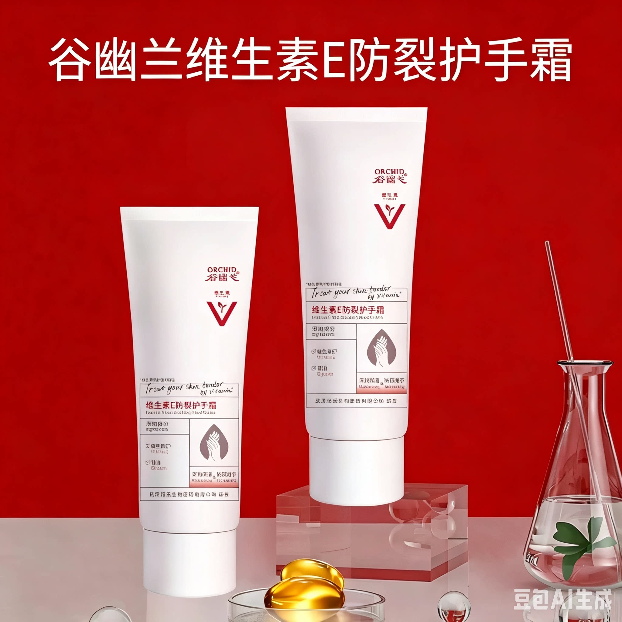 谷幽兰维生素E防裂护手霜80g护手霜