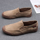 时尚 子平底布鞋 百搭一脚蹬软底潮鞋 男春季 男士 懒人板鞋 简约休闲鞋