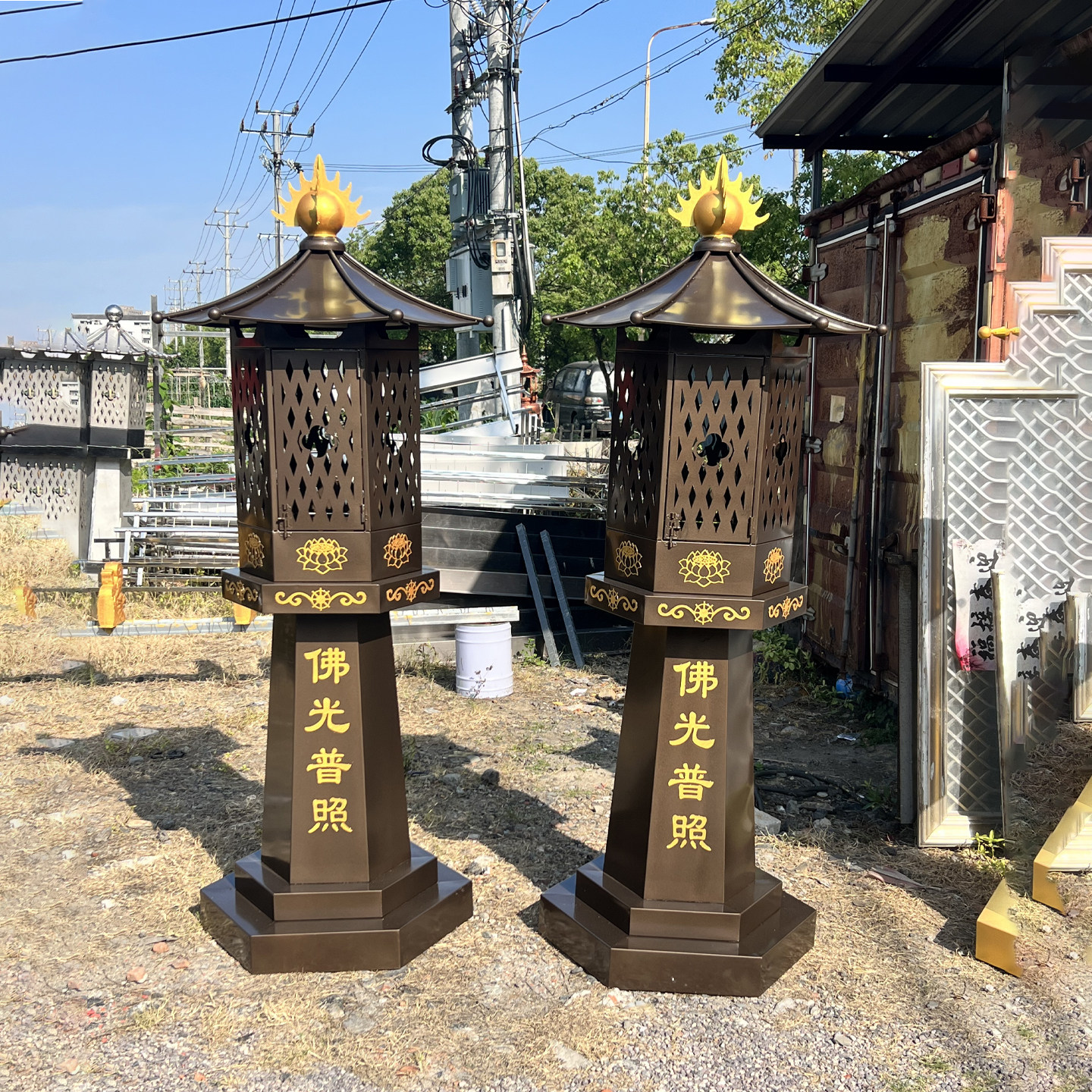 定制寺庙道观不锈钢佛前供灯神像灯宗教灯油灯酥油灯长明灯添油灯