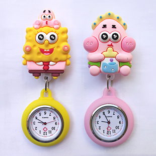 可爱护士表胸表可拉伸医护实习专用怀表考试手表卡通医生挂表女款